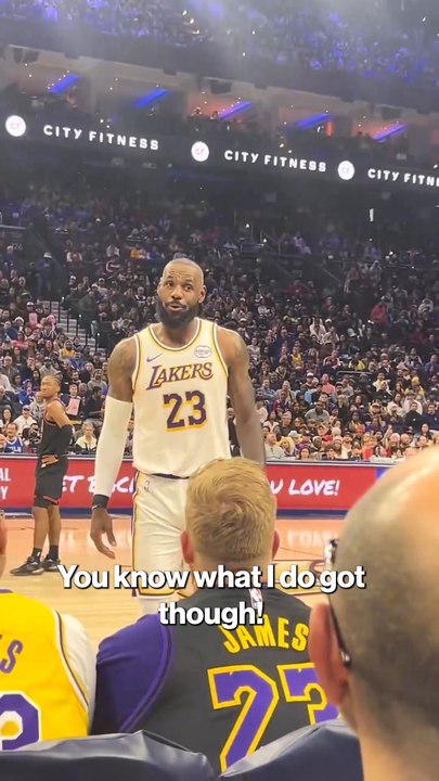LeBron let him know!