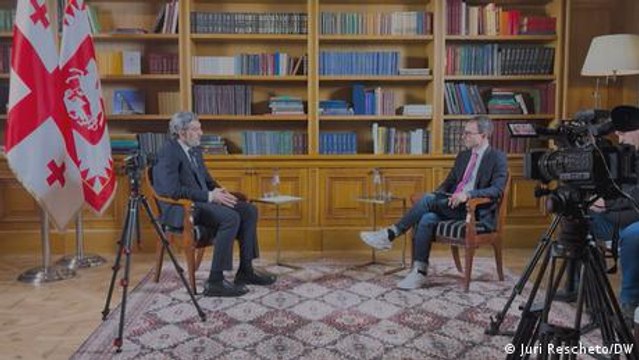 Georgian President Mikheil Kavelashvili in DW exclusive interview