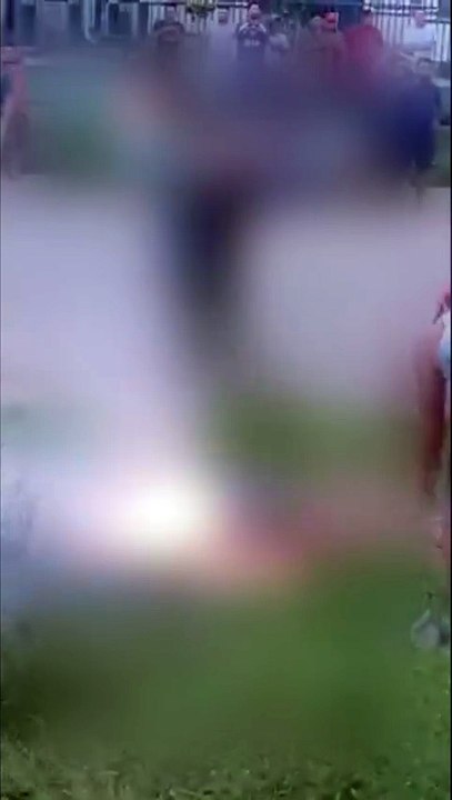 Mujer electrocutada en Brasil