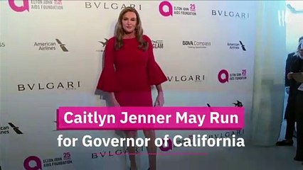 Caitlyn Jenner May Run For Governor Of California