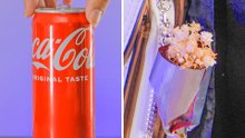 Trash to treasure! This girl jewellery with a Coke can 🥫🌺