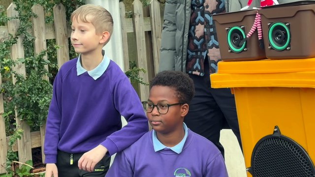 Medway Council tests new beatboxing bins to encourage children to throw away their rubbish