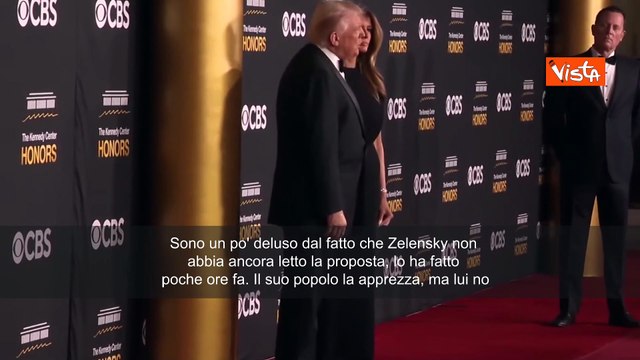 Trump: Deluso da Zelensky, non ha letto piano di pace per l'Ucraina