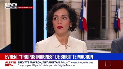Propos polémiques de Brigitte Macron: "Ce sont des propos indignes et déplorables", déplore Ayda Hadizadeh, députée (PS)