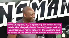 Dave Chappelle Claims He Saw Celebs Leaving ‘Dirty Notes’ For Trump