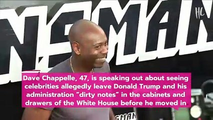 Dave Chappelle Claims He Saw Celebs Leaving ‘Dirty Notes’ For Trump