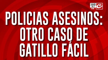 Efectivo atropelló a un motociclista, huyó y mató a tiros al primo