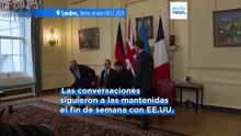 El canciller alemán, "escéptico" ante las propuestas de paz de EE.UU. para Ucrania, mientras los europeos reafirman su apoyo