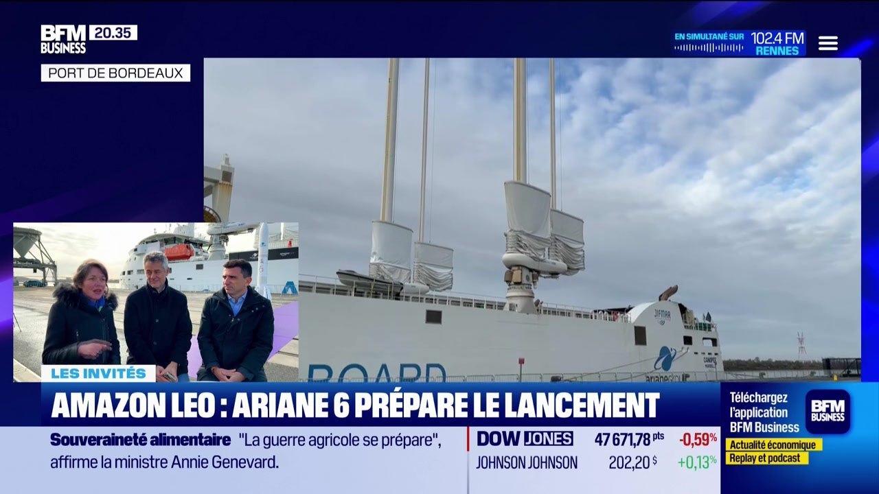 Ariane 6 prépare le lancement des satellites d’Amazon - 08/12