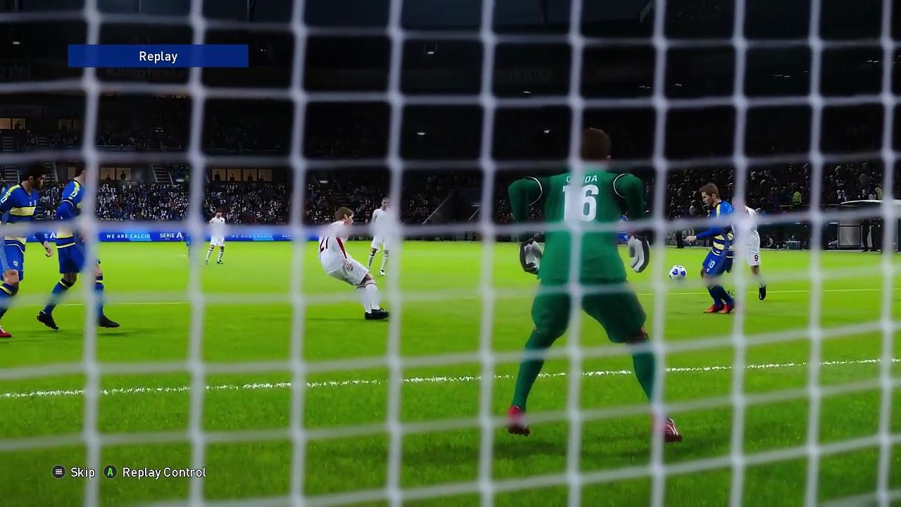 PES 2021 Master League – Serie A AC Milan vs Parma – Intense Battle on the Pitch