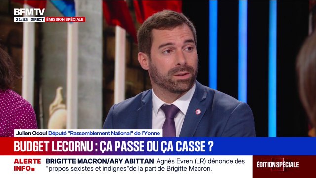 Budget de la Sécu: Je voterai contre bien évidemment , déclare Julien Odoul, député (RN)