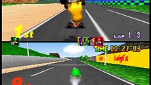 Mario Kart 64 online multiplayer - n64
