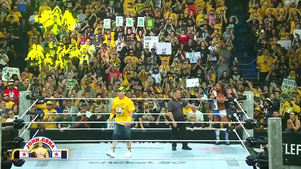 FULL MATCH John Cena vs. AJ Styles Crown Jewel 2025