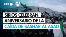 Los sirios celebran el primer año de la caída de Bashar al Asad