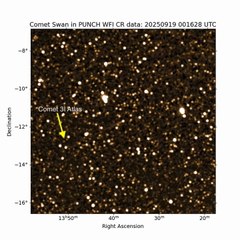 Comet 3I/ATLAS And Comet SWAN Seen From NASA's PUNCH