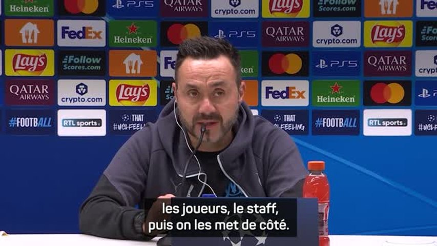 OM : Roberto De Zerbi - "Un match très important pour le classement"