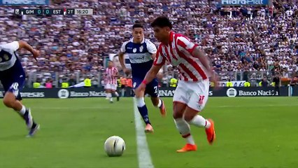 El gol de Tiago Palacios para el 0-1 de Estudiantes
