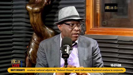 Prof.Eslhomme RAYMOND montre li enkyè akoz lajistis pa rive fè limyè sou asasina Pdt Jovenel MOÏSE