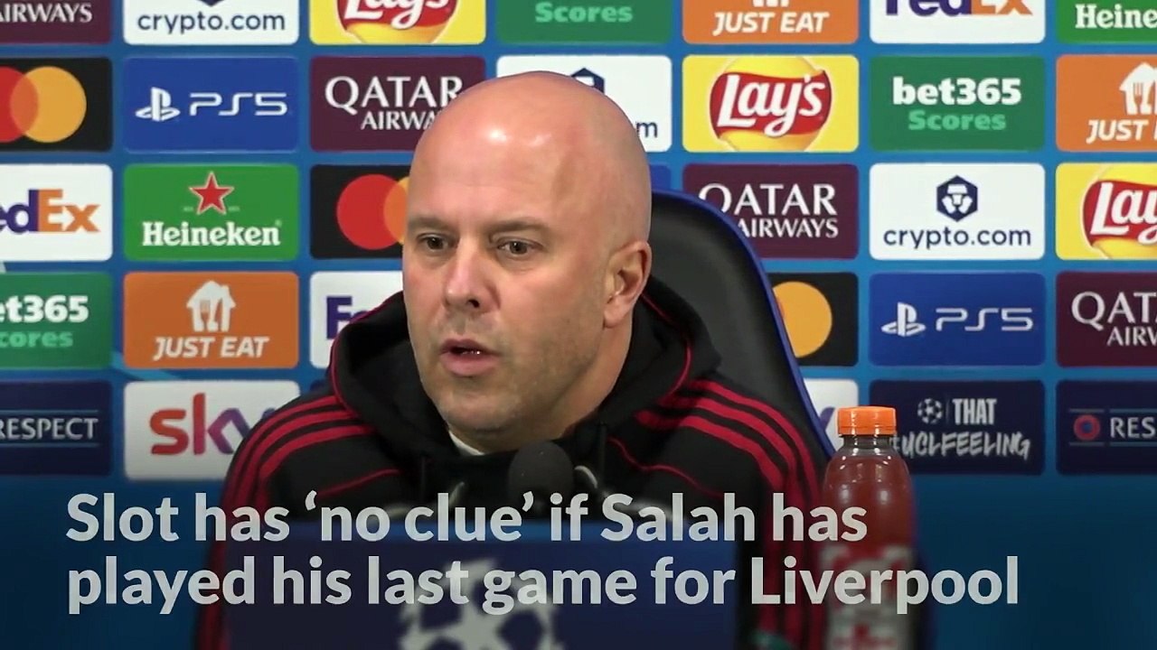 Arne Slot has ‘no clue’ if Mohamed Salah has played his last game for Liverpool