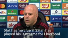 Arne Slot has ‘no clue’ if Mohamed Salah has played his last game for Liverpool