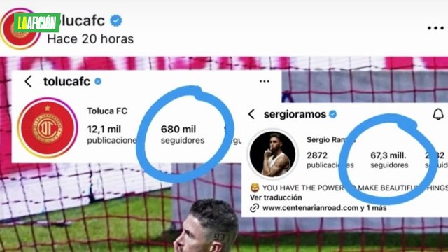 ¡Se encienden las redes! Toluca se burla de Rayados y Sergio Ramos; así respondió el jugador
