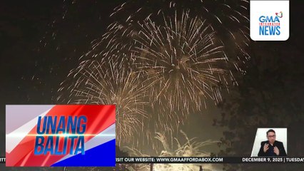Paggamit at pagbebenta ng mga paputok sa Pasko at Bagong Taon, bawal na sa Santo Tomas, Davao del Norte | Unang Balita