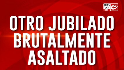 Otro jubilado brutalmente asaltado: delincuente lo golpeó y lo maniató