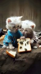 The story of a kitten brother and a sister struggling to buy Ice Cream