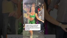Virgínia surpreende e mostra evolução no samba; veja #shorts