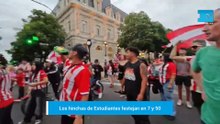En 7 y 50, festejos de Estudiantes tras el clásico platense