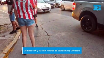 Incidentes y corridas en La Plata tras el clásico