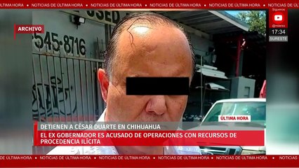 ÚLTIMA HORA: Detienen a César Duarte, exgobernador de Chihuahua