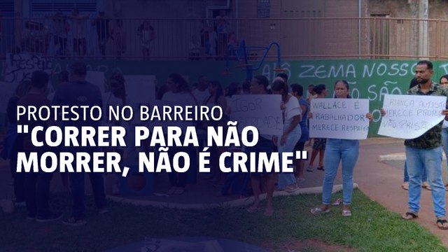 Moradores do Barreiro protestam após ataques a tiros: Correr para não morrer, não é crime