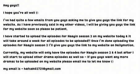WEBSITE UPDATE part 3 / Naagin season 2 / website link / drama suggestions
