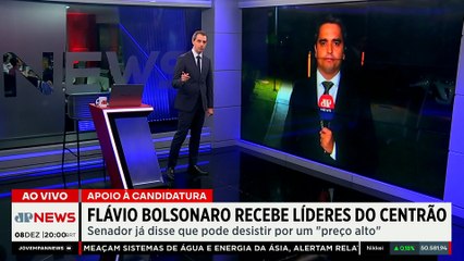 Eleições 2026: Flávio Bolsonaro inicia negociações com líderes do Centrão em busca de apoio; Dora e Denise comentam