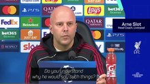 Slot and Alisson confused by Salah's 'thrown under the bus' comment