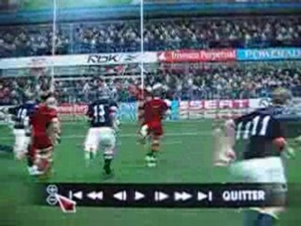 rugby essai de clerc