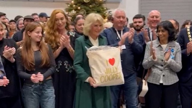 Queen Camilla meets Rivals star inspired by former husband Andrew Parker-Bowles