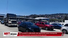 SICT publica calendario de operación para transporte de carga durante vacaciones de fin de año