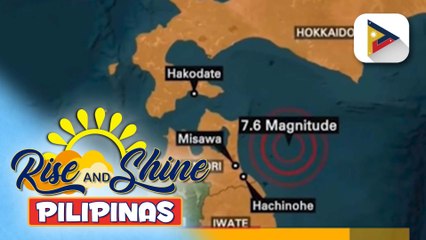 Japan, niyanig ng magnitude 7.6 na lindol