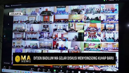Ditjen Badilum MA Gelar Pertemuan Rutin dan Diskusi Menyongsong KUHAP Baru | MA NEWS