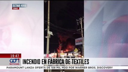 🚨¡Última Hora! Reportan un incendio en una fábrica de textiles en Ixtapaluca, Estado de México
