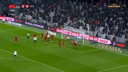 Beşiktaş (2-2) Gaziantep FK Maç Özeti ve Goller 2025
