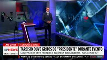 Tarcísio ouve gritos de 