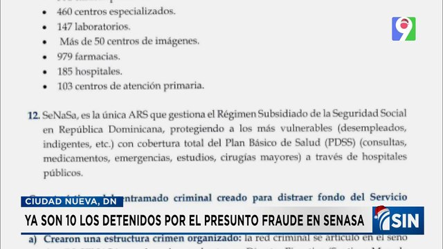 18 meses de prisión para 10 imputados por desfalco en caso Senasa | Emisión Estelar SIN