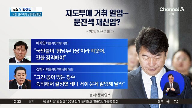 문진석, 지도부에 거취 일임…김병기 “공 있는 장수”