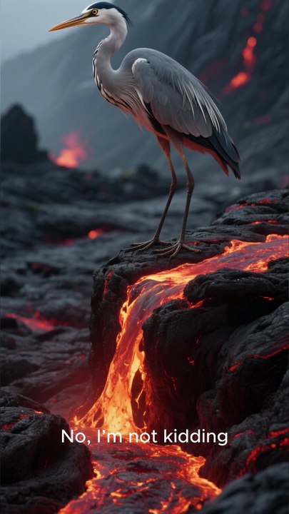 The Bird That Uses Hot Lava to Hunt Its Prey