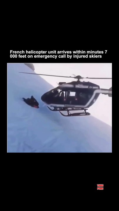 French Helicopter ambulance