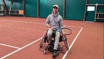 Victime d'une tumeur osseuse, cet ancien pompier revit grâce au tennis fauteuil