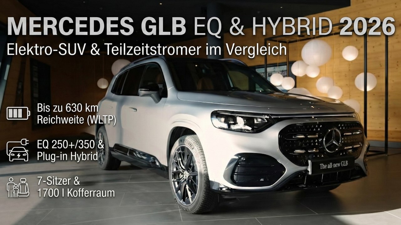 2026 Mercedes GLB: Das bietet die Elektro- und Hybrid-Variante wirklich